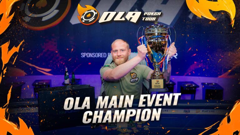 OLA POKER TOUR MAIN EVENT CHAMPION